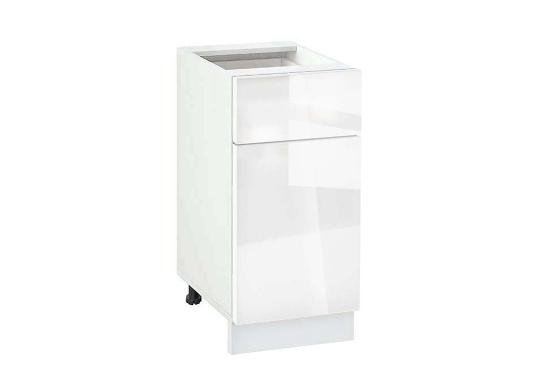 Ντουλάπι Κουζίνας επιδαπέδιο 40εκ.,Νο 411 Alba Gloss , κωδ.1219922656 , Genomax